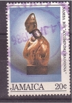 Stamps : America : Jamaica :  Navidad- Madonna Acompong