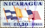 Stamps : America : Nicaragua :  Intercambio hb1r 0,20 usd 30 cent. 1959