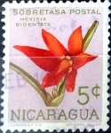 Stamps Nicaragua -  Intercambio 0,20 usd 5 cent. 1962