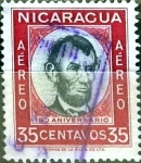 Stamps : America : Nicaragua :  Intercambio 0,20 usd 35 cent. 1960