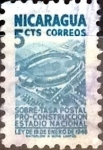 Stamps : America : Nicaragua :  Intercambio 0,20 usd 5 cent. 1949