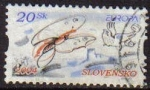 Stamps Europe - Slovakia -  ESLOVAQUIA 2004 Scott 454 Sello Europa Mariposa Michel 481