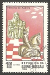 Stamps Guinea Bissau -  195 - Historia de la ajedrez