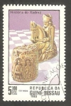 Stamps : Africa : Guinea_Bissau :  197 - Historia de la ajedrez