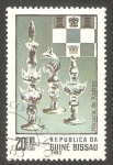 Stamps : Africa : Guinea_Bissau :  199 - Historia de la ajedrez