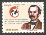 Stamps : Africa : Guinea_Bissau :  445 - 125 anivº de la Cruz Roja, Louis Appia