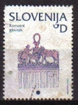 Stamps : Europe : Slovenia :  ESLOVENIA 1993 Michel 39 Patrimonio Cultural Usado