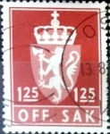 Stamps : Europe : Norway :  Intercambio ma2s 0,20 usd 1,25 krone 1975