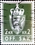Stamps Norway -  Intercambio 0,20 usd 2 krone 1975