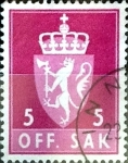 Stamps Norway -  Intercambio 0,20 usd 5 ore 1955