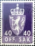Stamps Norway -  Intercambio 0,20 usd 40 ore 1955