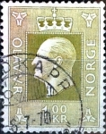 Stamps Norway -  Intercambio 0,20 usd 1 krone 1970