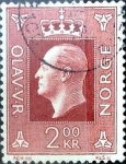 Stamps Norway -  Intercambio 0,20 usd 2 krone 1970