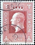 Stamps Norway -  Intercambio 0,20 usd 2 krone 1970