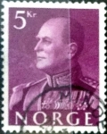 Stamps Norway -  Intercambio 0,20 usd 5 krone 1959