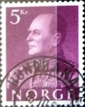 Sellos de Europa - Noruega -  Intercambio 0,20 usd 5 krone 1959
