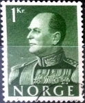 Stamps Norway -  Intercambio 0,20 usd 1 krone 1959