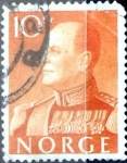Sellos de Europa - Noruega -  Intercambio 0,20 usd 10 krone 1959