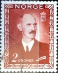 Stamps : Europe : Norway :  Intercambio 0,20 usd 2 krone 1946
