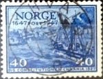 Stamps : Europe : Norway :  Intercambio 0,20 usd 40 ore 1947