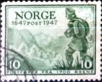 Sellos de Europa - Noruega -  Intercambio ma2s 0,20 usd 10 ore 1947