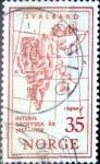Stamps Norway -  Intercambio ma2s 0,20 usd 35 ore 1957