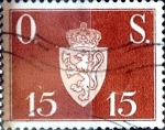 Sellos de Europa - Noruega -  Intercambio 0,70 usd 15 ore 1952