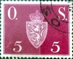 Stamps Norway -  Intercambio ma2s 0,50 usd 5 ore 1951