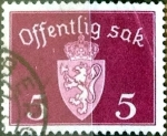 Stamps Norway -  Intercambio 1,00 usd 5 ore 1938