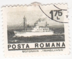 Stamps : Europe : Romania :  transatlántico