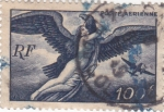 Stamps France -  joven y aguila