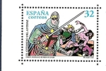 Stamps Spain -  Comics - el guerrero del antifaz