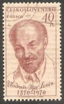 Sellos de Europa - Checoslovaquia -  1770 - Vladimir Ilitc Lenin