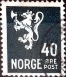 Stamps Norway -  40 ore 1946