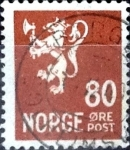 Stamps Norway -  Intercambio ma2s 0,20 usd 80 ore 1946