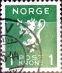 Stamps Norway -  Intercambio 0,20 usd 1 krone 1940