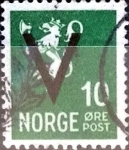 Stamps Norway -  Intercambio ma2s 0,25 usd 10 ore 1941