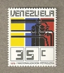 Stamps : America : Venezuela :  Nacionalización Petrolera