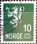 Stamps : Europe : Norway :  Intercambio 0,20 usd 10 ore 1940