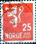 Stamps : Europe : Norway :  Intercambio 0,20 usd 25 ore 1946