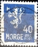 Stamps Norway -  Intercambio ma4xs 0,90 usd 40 ore 1926