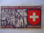 Stamps Switzerland -  Exposición Nacional Suiza - Zurich 1939.