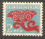 Stamps Czechoslovakia -  110 - Flores