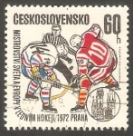Stamps Czechoslovakia -  1909 - Europeo de hockey hielo en Praga