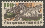 Sellos de Europa - Checoslovaquia -  1937 - Barco comercial La República