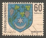 Sellos de Europa - Checoslovaquia -  1990 - Escudo de la ciudad de Smolenice