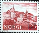 Stamps Norway -  Intercambio 0,20 usd 1,25 krone  1977