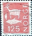 Stamps Norway -  Intercambio ma2s 0,20 usd 125 ore 1975