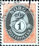 Stamps : Europe : Norway :  Intercambio 0,20 usd 1 krone 1992