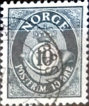 Stamps : Europe : Norway :  Intercambio 0,20 usd 10 ore 1962